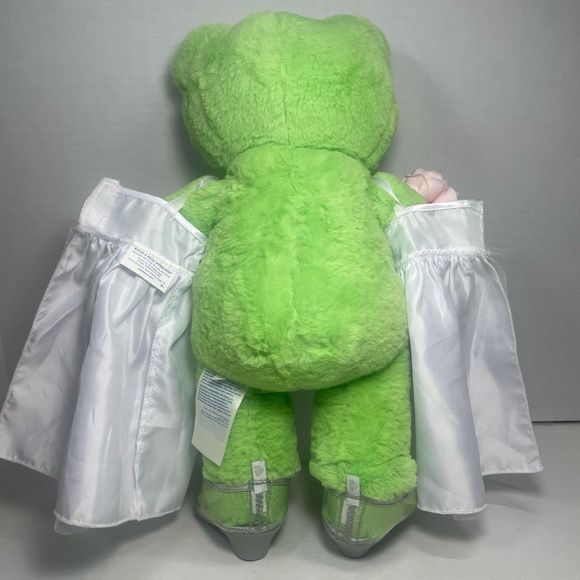 NWOT Build a Bear Spring Green Frog with Princess Outfit PRICE VERY FIRM - Picture 3 of 16